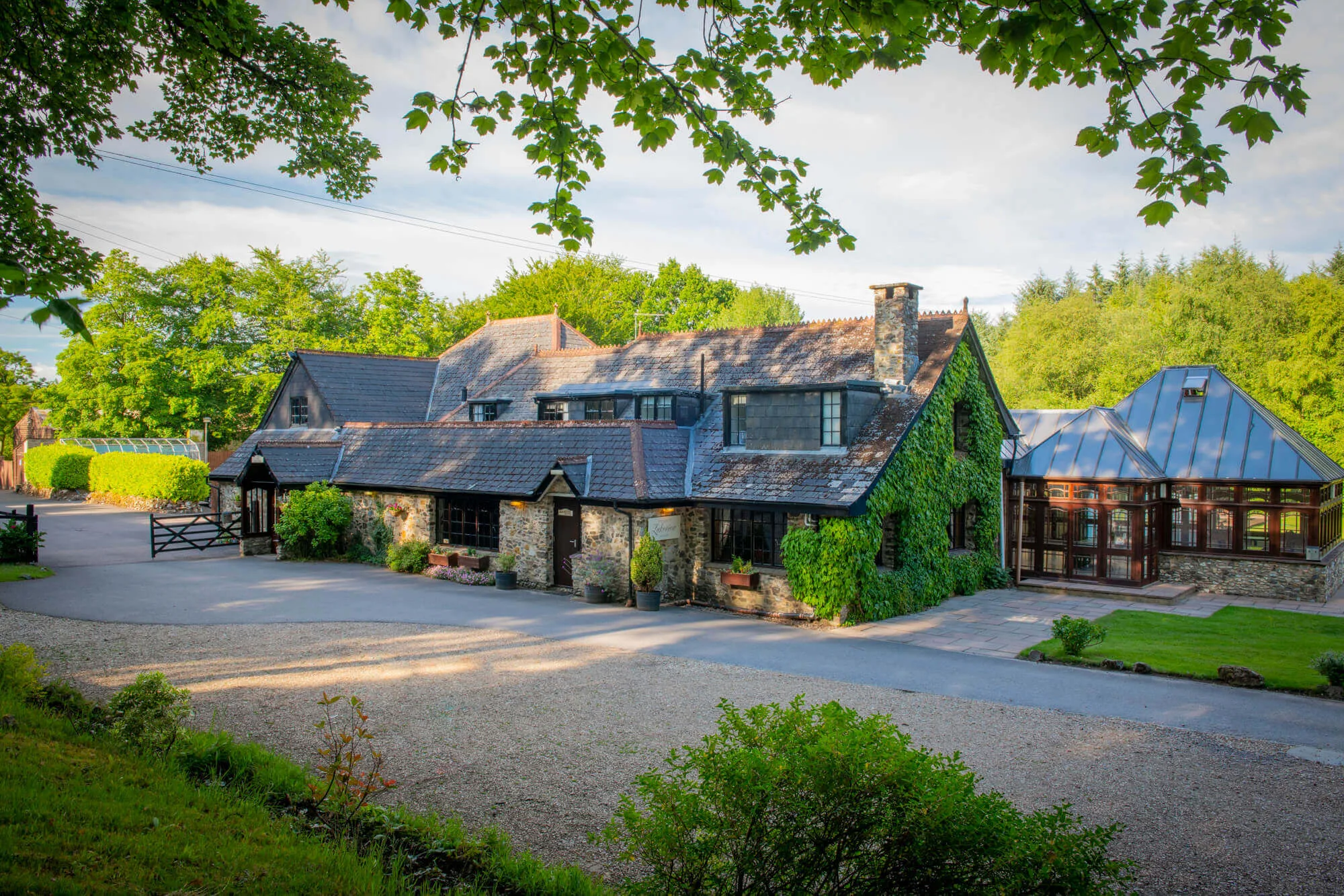 The main house at Lakeview Manor